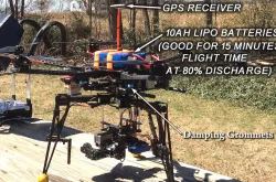 DJI S800 Multirotor for filming - New anti vibration design. 