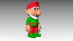 Elf Toon Low-poly  3D model