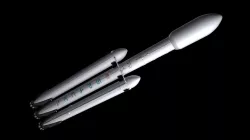 Falcon Heavy rocket 3D model