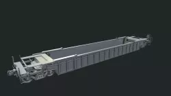 Flat car 3D model