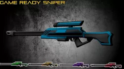 Game Ready Sniper Rifle Low-poly  3D model