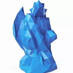 Gargoyle Low Poly Low-poly  3D model