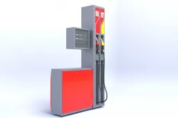 Gas petrol pump  3D model