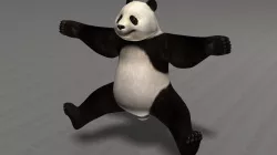 Giant Panda Bear - Ailuropoda Melanoleuca - Bamboo Bear 3D model