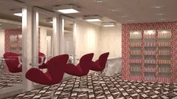 Girl Salon Hair Vray