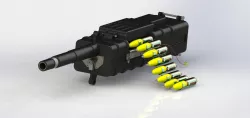 gun to battle German fighters