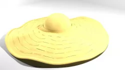 Hat - Sunhat 3D model