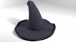 Hat - Witch 3D model