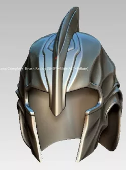 helmet from the movie Aquaman 3D model