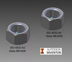 Hex Nut, ISO 4032 (SS)