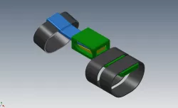 Hinged Brace with Viscoelastic Pad