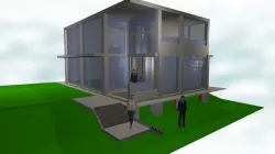 Human Scale Architecture Low-poly  3D model