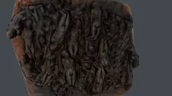 Human wall game ready Low-poly  3D model