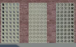 lattice concrete  celosia 