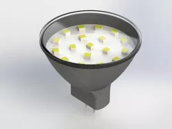 LED - Lamp 1.2W 12V Dicroic