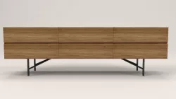 Lora 6 drawers TV cabinet 3D model