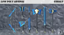Low Poly Arsenal - Cobalt Low-poly  3D model