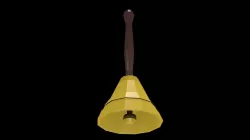 Low poly captains bell Low-poly  3D model