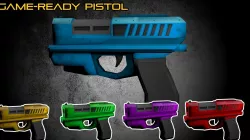 Low Poly Game Ready Pistol Low-poly  3D model