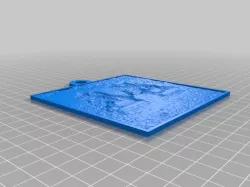M-M Lawnchair Lithopane