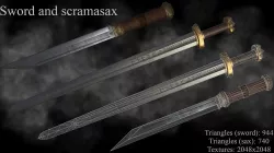 Medieval pack PBR Low-poly  3D model