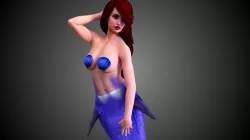 Mermaid 3D model
