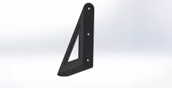 Metal bracket 3D model