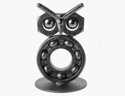 Metal Owl 3D model