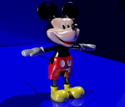 Mickey Mouse 3D model