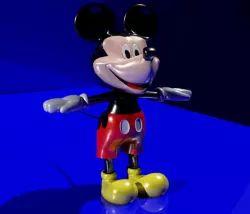 Mickey Mouse 3D model