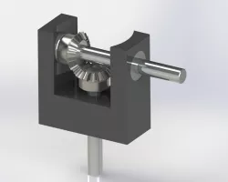 Mini bevel gearbox