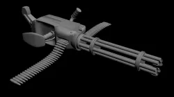 minigun  3D model