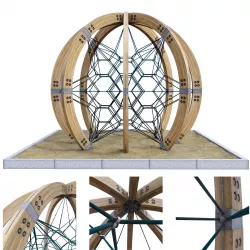 modern playground Berliner globe 3D model