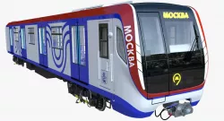 Moscow metro train 3D model