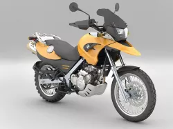 Motorcycle Enduro Turist 3D model