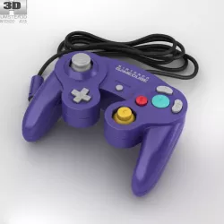 Nintendo GameCube Controller 3D model