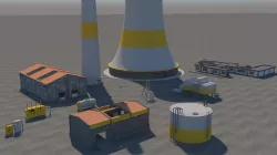 Nuclear Power Plant 3D Models 3D model