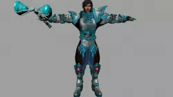 Paladin - 3D Expert Warrior  Low-poly  3D model