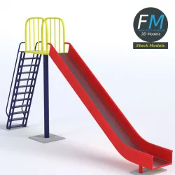 Park slide 3D model