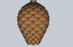 Pinecone Lamp