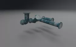 Pipe Set - Waterpipes - Construction Pipes Low-poly  3D model