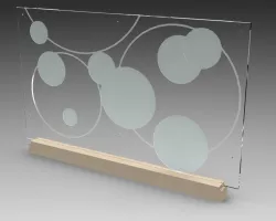 plexiglass bed head