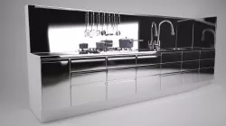Pre Built Kitchen Unit 3D model