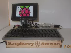 Raspberry Pi Workstation/dock. Laser cut.