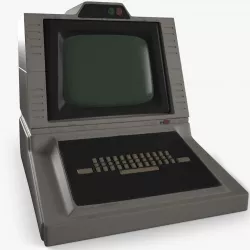 Retro Computer 3D model