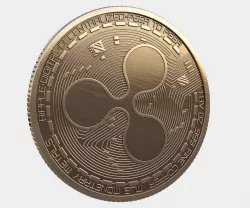 Ripple coin 3D model