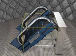 Sci-Fi Stairs - 1 - Blue Version  Low-poly  3D model