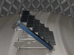 Sci-Fi Stairs - 13 - Blue Version Low-poly  3D model