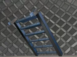 Sci-Fi Stairs - 14- Blue Version Low-poly  3D model