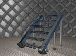 Sci-Fi Stairs - 16 - Blue Version Low-poly  3D model